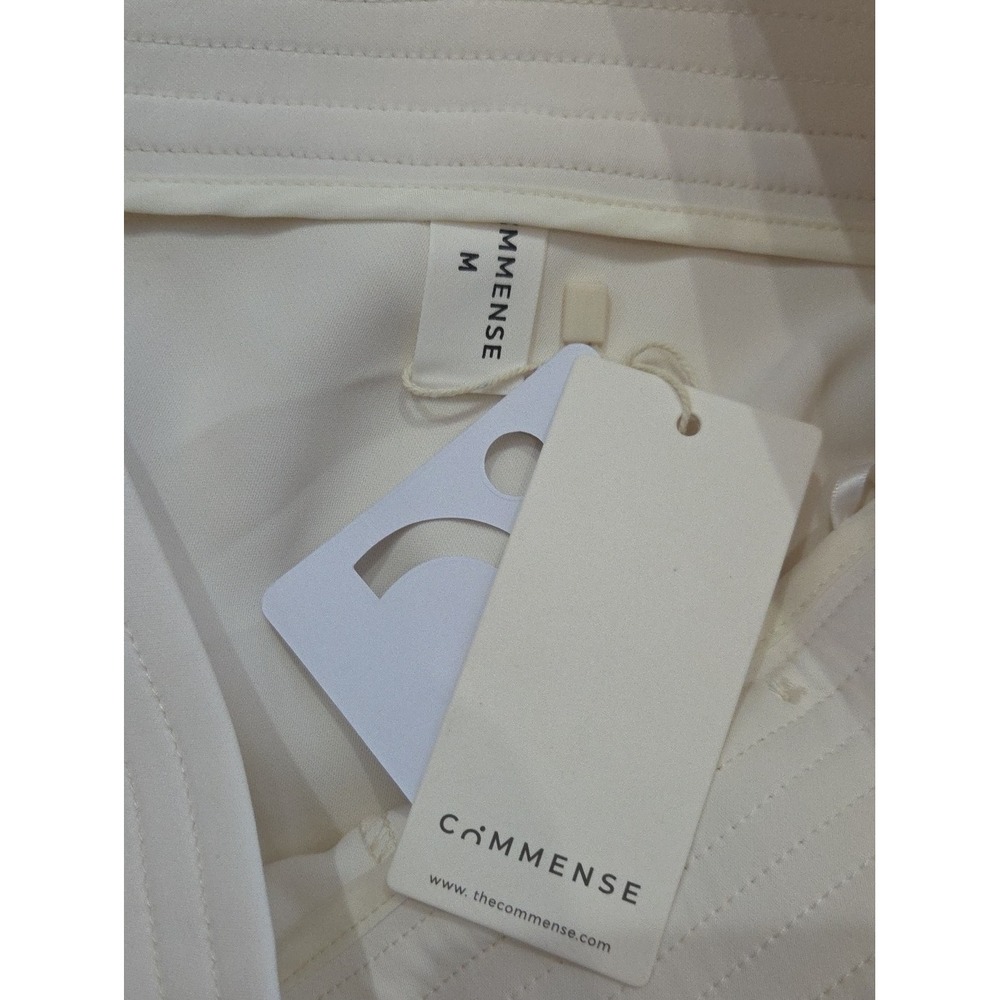 NWT Commense Midi Wrap Scandi Euro Coastal Hamptons Minimalist Neutral Medium - Picture 4 of 5